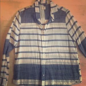 ONEILL Stripes Button Down SZ L